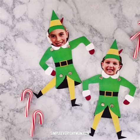 Free Printable Buddy The Elf Craft For Kids [Video] [Video] | Preschool