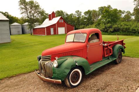 1946 Chevy Pickup Mostly Complete And A Very Restorable 46 Chevrolet