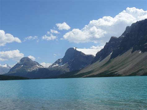 Bow Lake And The Trail To Bow Glacier Falls Banff National Park Canada