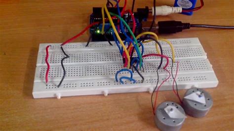 L293d Motor Driver With Arduino For Controlling Two Motors Youtube