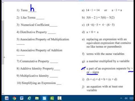 Simplifying Expressions Review - YouTube