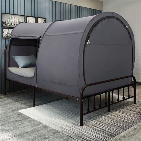 Bed Tent With Indoor Curtainsmattress Not Included Queen Charcoal