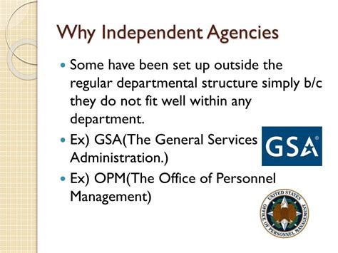 Maybe you would like to learn more about one of these? PPT - Independent Agencies PowerPoint Presentation, free ...