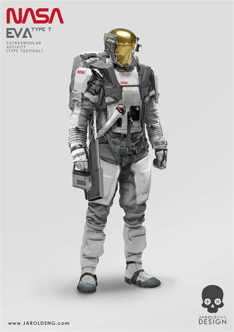 Artstation Nasa Tactical Eva Suit Jarold Sng Armor Concept