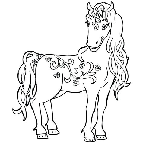 Free printable spring coloring pages. Spirit Horse Coloring Pages at GetColorings.com | Free printable colorings pages to print and color