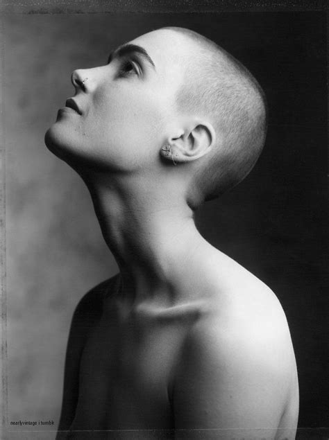 Androgyny Susan Sontag Photography Women Portrait Photography Bald