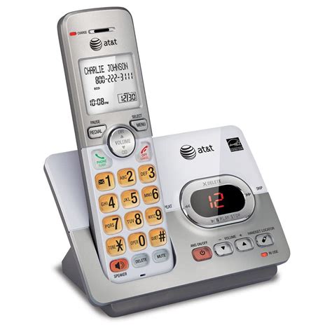 At And T Dect 60 Expandable Cordless Phone With Caller Id El52103