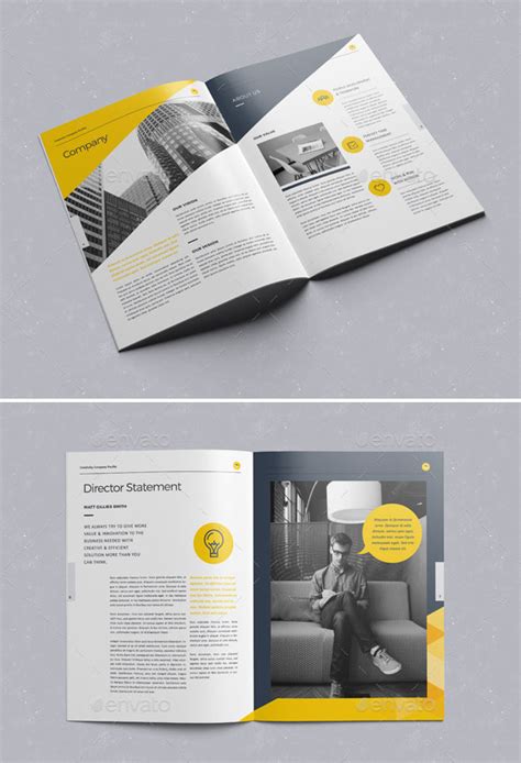 30 Awesome Company Profile Design Templates Web