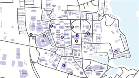 Discovering The Map Of Lsu Campus Map Of The Usa