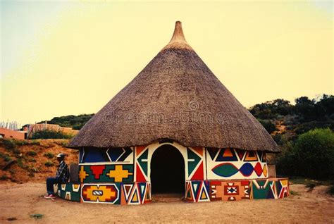 Download African Hut In Village Stock Image Image Of Africas