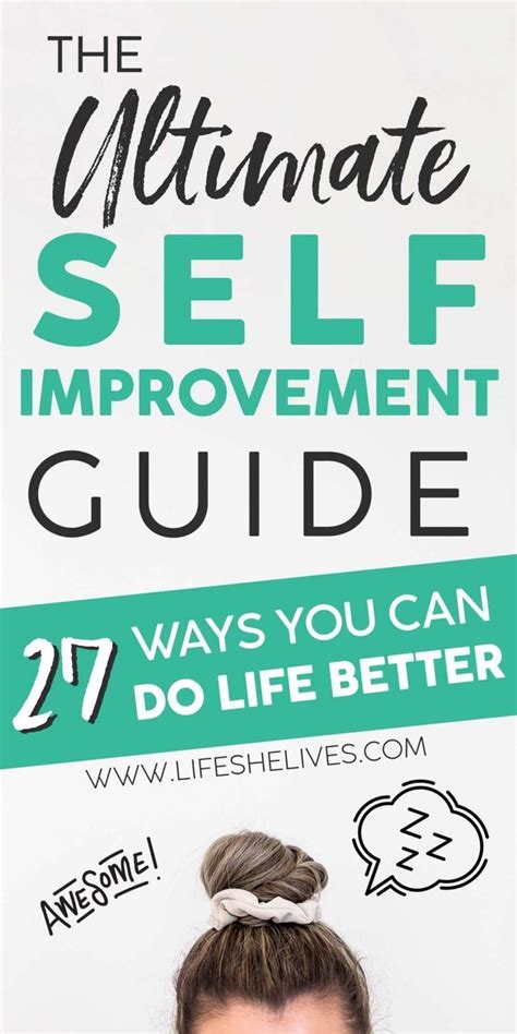 27 Life Changing Self Improvement Tips With Images Self Improvement