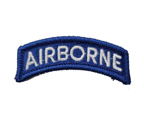 Airborne Tab Blue And White For Army Dress Uniform