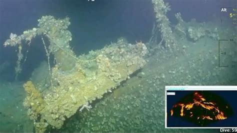 first underwater footage of famed pearl harbor ship u s s ward