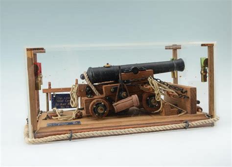 Karl Redel Model Of A 18th Century Naval Cannon