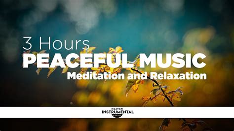 3 Hours Peaceful Instrumental Music Meditation And Relaxation