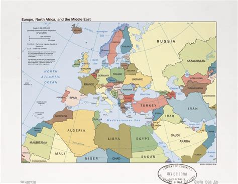 Map Of Europe And The Middle East Verjaardag Vrouw 2020