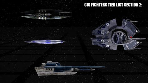 Star Wars CIS Fighters Tier List Section 2 Clonewars YouTube
