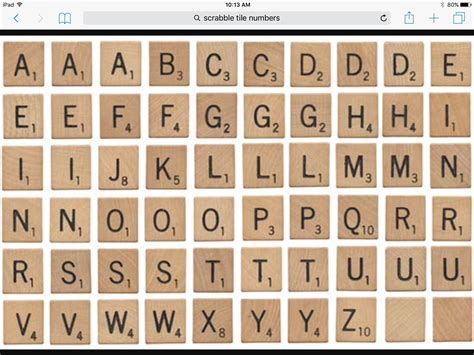 Free Printable Scrabble Letters For Craft And Scrapbooking Designs