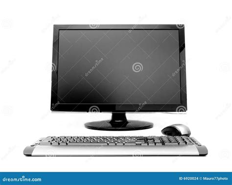 Modern Computer Stock Photo Image Of Flat Keyboard Modern 6920024