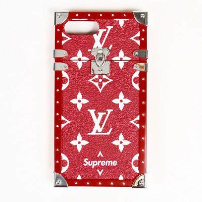 Before making your final selection, it is key that you find a case that provides documentation that the product is authentic. Louis Vuitton x Supreme Red Monogram Coated Canvas "Eye ...