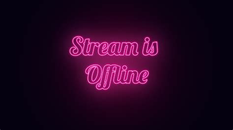 Stream Offline Pink Neon Screen Etsy México