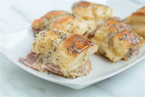 I know what you are thinking…ham and cheese sliders; Ham and Cheese Sliders - Oh Sweet Basil