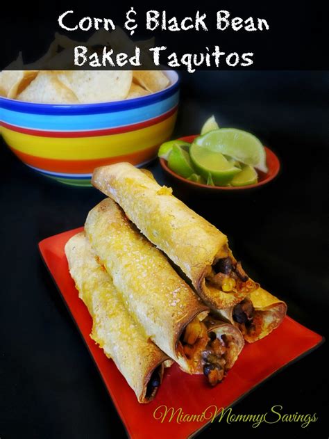Corn And Black Bean Baked Taquitos Recipe Cleverly Me South Florida Lifestyle Blog Miami