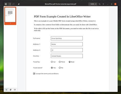 How To Create Fillable Pdf Forms With Libreoffice Writer Dcdata