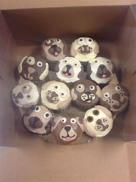 Doggy Faced Cupcakes Pie Bakery Sweetie Pie Cupcakes Cafe Desserts