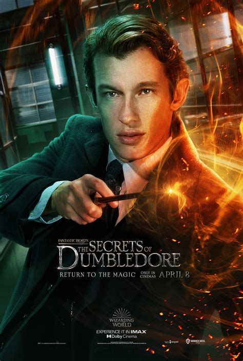 ‘secrets Of Dumbledore Theseus Scamander Poster — Harry Potter Fan Zone