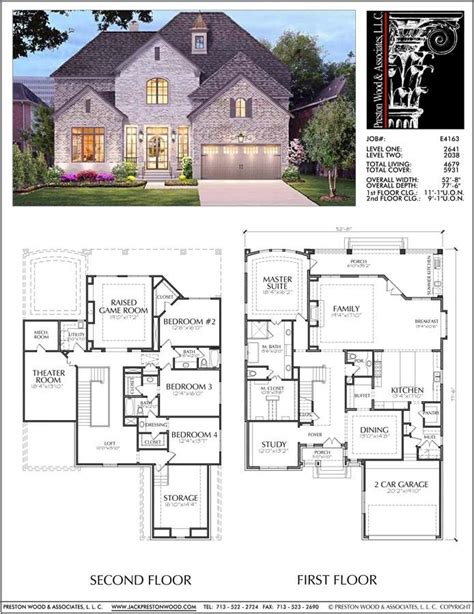 Unique Two Story House Plan Floor Plans For Large Story Homes Desi