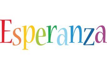 Esperanza, agusan del sur, a municipality. Esperanza Logo | Name Logo Generator - Smoothie, Summer, Birthday, Kiddo, Colors Style