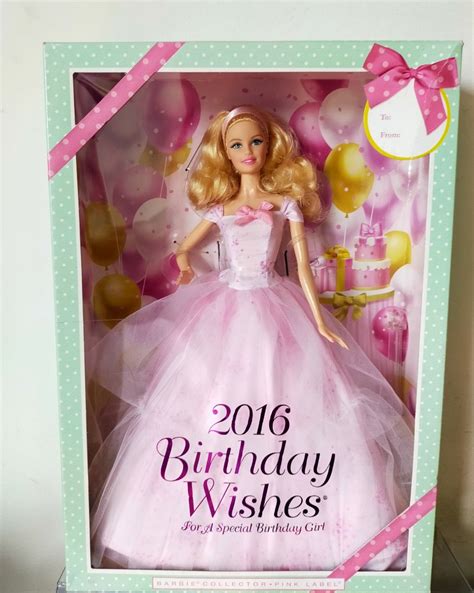 Barbie 2016 Birthday Wishes Barbie Doll Collector Edition Hobbies