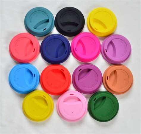 20pcslot Silicone Mugs Lid For Ceramic Cupsilicone Cup Lids For