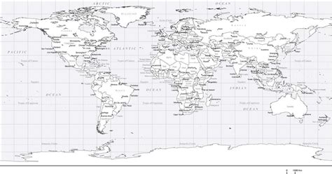 concretecdesigns: World Map With Country And City Names