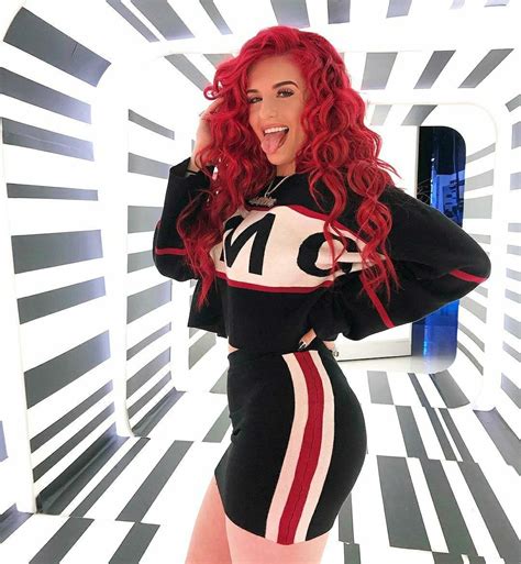 Justina Valentine Wild N Out Bright Red Hair Valentines Outfits