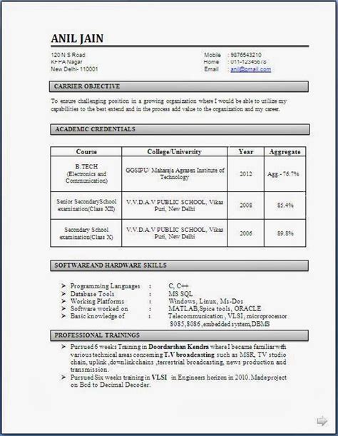 If your education isn't critical to the job, it's ok to leave this section off, but it might bring up additional. Top 5 Resume Formats For Freshers , #formats #freshers # ...