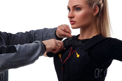 Women With EMS Station Stock Image Image Of Posing 101563997