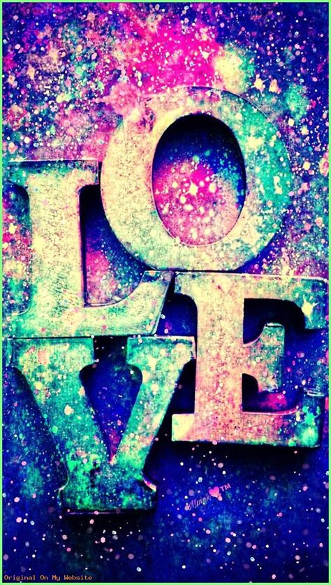 Love Hearts And Emojis Galaxy Wallpaper 7b3