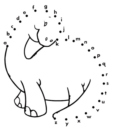 Dino 4 leren tekenen leer tekenen thema dinosaurus. от точки до точки, динозавра - Kleurplaten, Voor kinderen en Dinosaurussen
