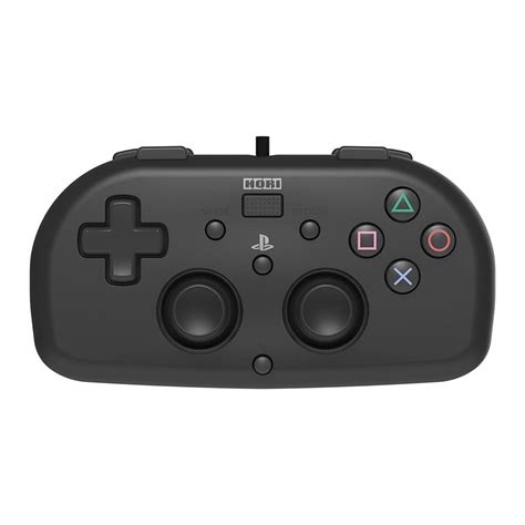 Horipad Wired Mini Playstation 4 Controller Officially Licensed Black