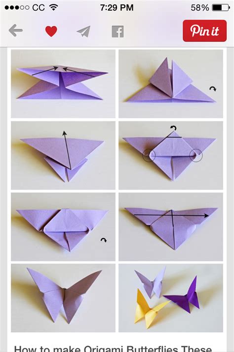 Origami Ideas Mariposa Como Hacer Origami Facil Paso A Paso