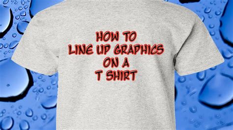 On the same business day if placed by 3 pm et but there is a chance it will only ship two business days after order placement. How To Align Graphics On T Shirts - YouTube