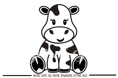 Cow SVG / DXF / EPS / PNG files (47629) | SVGs | Design ...