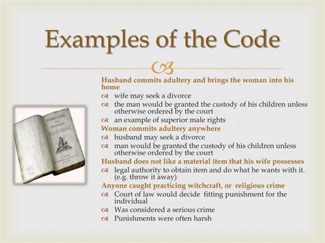 Napoleonic code was the first comprehensive modern national legal code in the world. PPT - The Napoleonic Code PowerPoint Presentation, free download - ID:831445