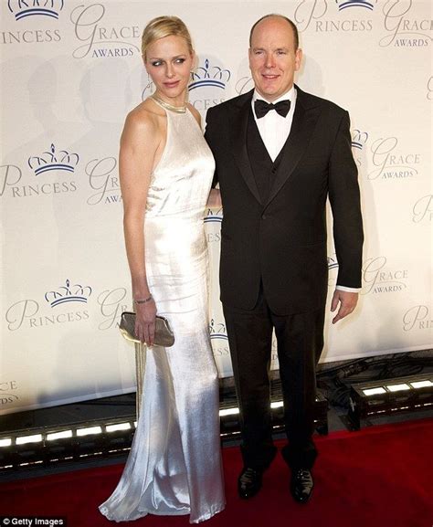 Royal Couple Prince Albert Of Monaco And Wife Charlene Shine As They Present Princess Grace