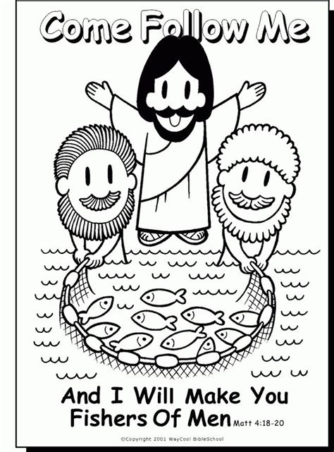 Free preschool coloring pages collections , all sets of coloring sheets activities for your kid. Free Coloring Page Fishers Of Men Coloring Page In Fishers ...