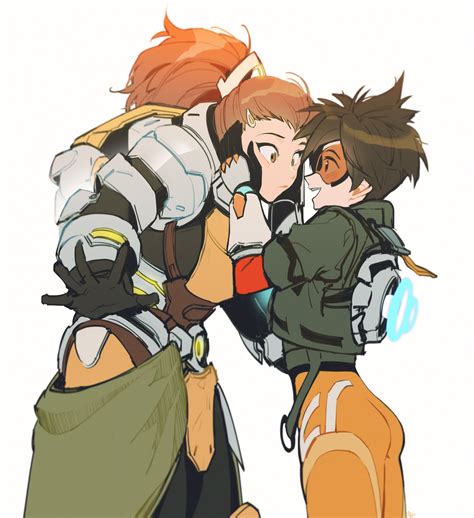 Tracer And Brigitte Overwatch And 1 More Drawn By Marolij512