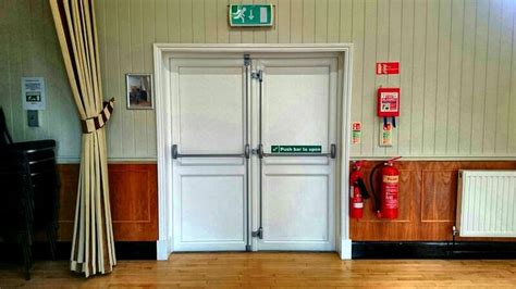 New Emergency Exit Doors Rayne Village Hall And Playing Fields