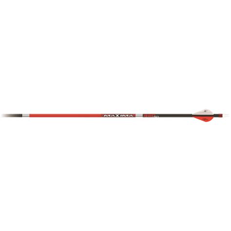 Carbon Express Maxima Red Sd Arrows 350 2 In Vanes 6 Pk Kinseys